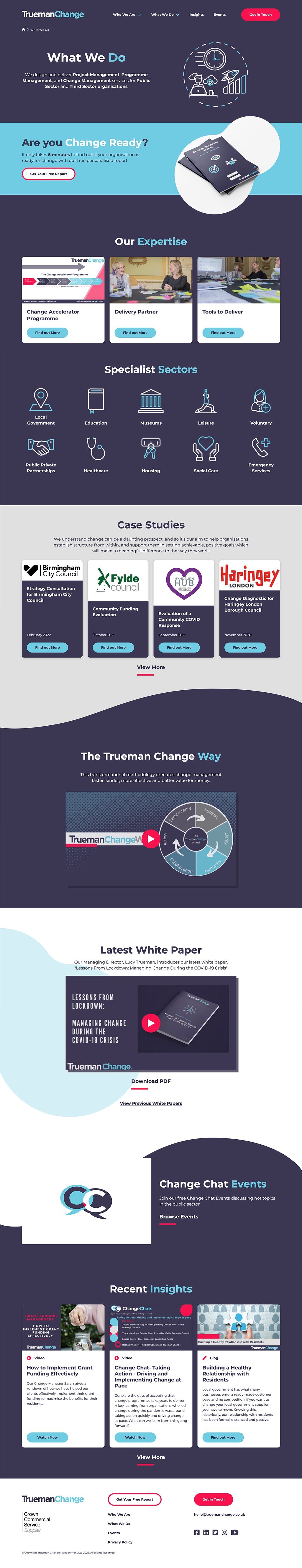 Trueman Change Homepage