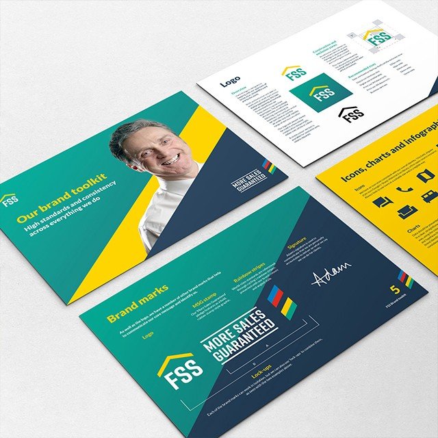 FSS brand toolkit designed by Bespoke