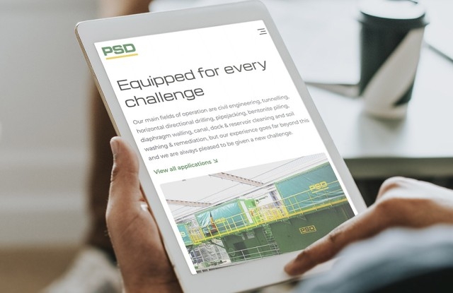 The Equipped for every challenge page from the PSD website on a tablet