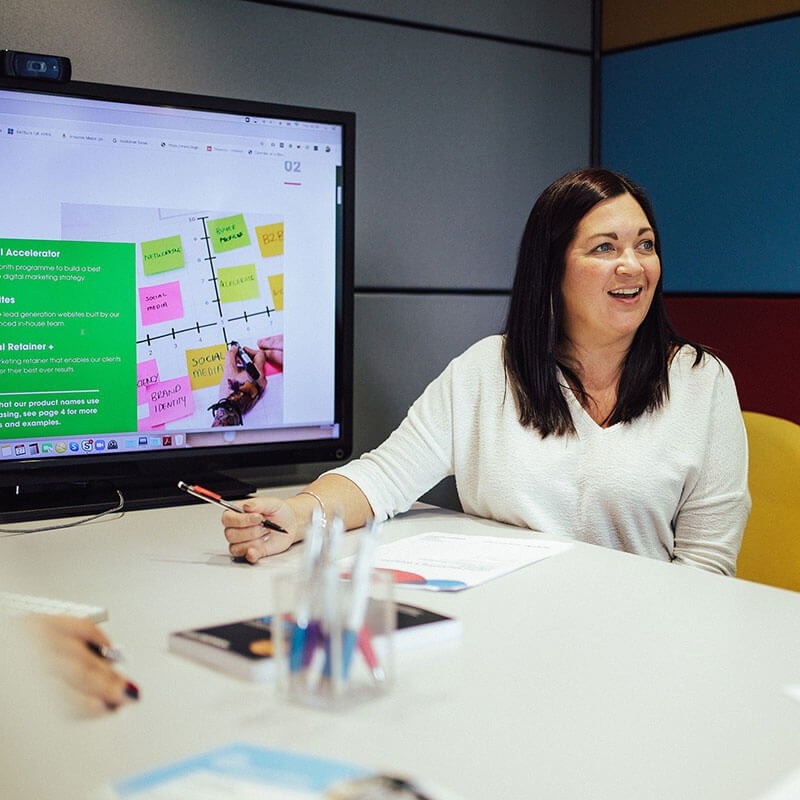 Ongoing marketing with a client